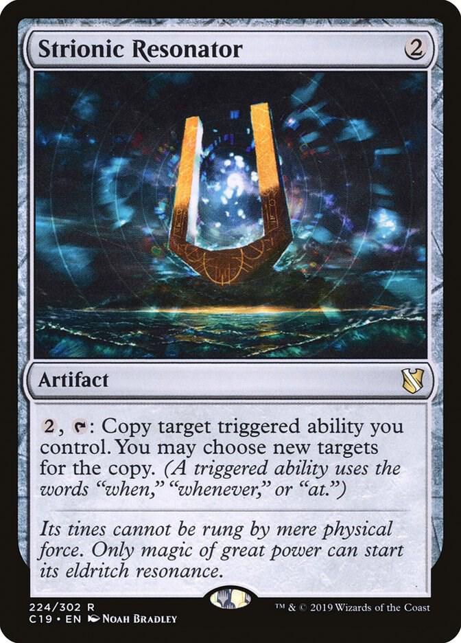 Strionic Resonator 224 card from Commander 2019