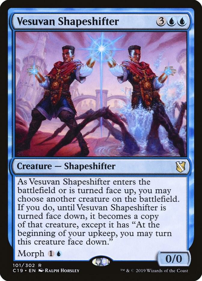 Vesuvan Shapeshifter 101 card from Commander 2019