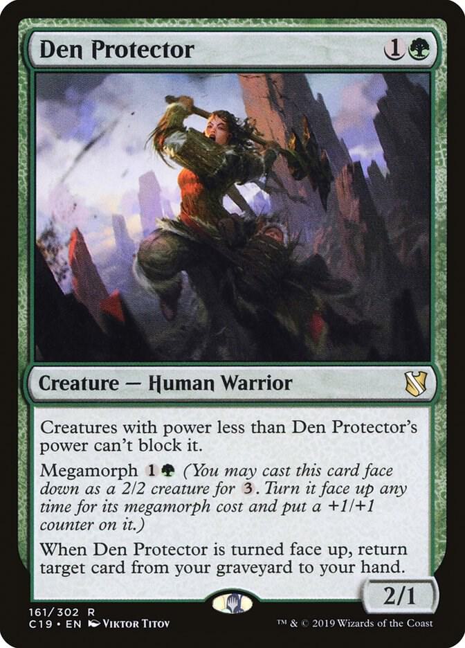 Den Protector 161 card from Commander 2019