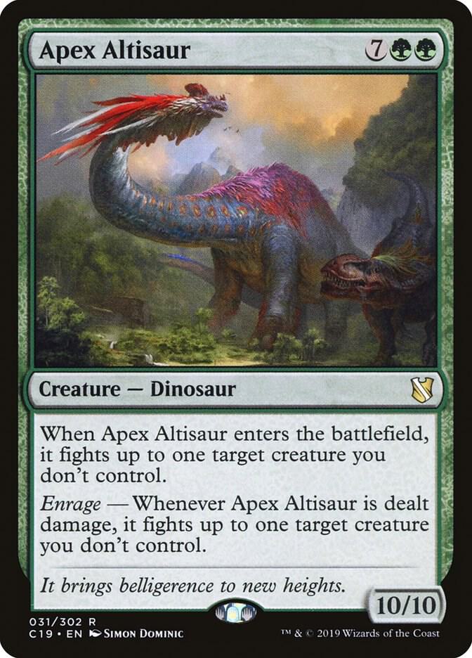 Apex Altisaur 31 card from Commander 2019