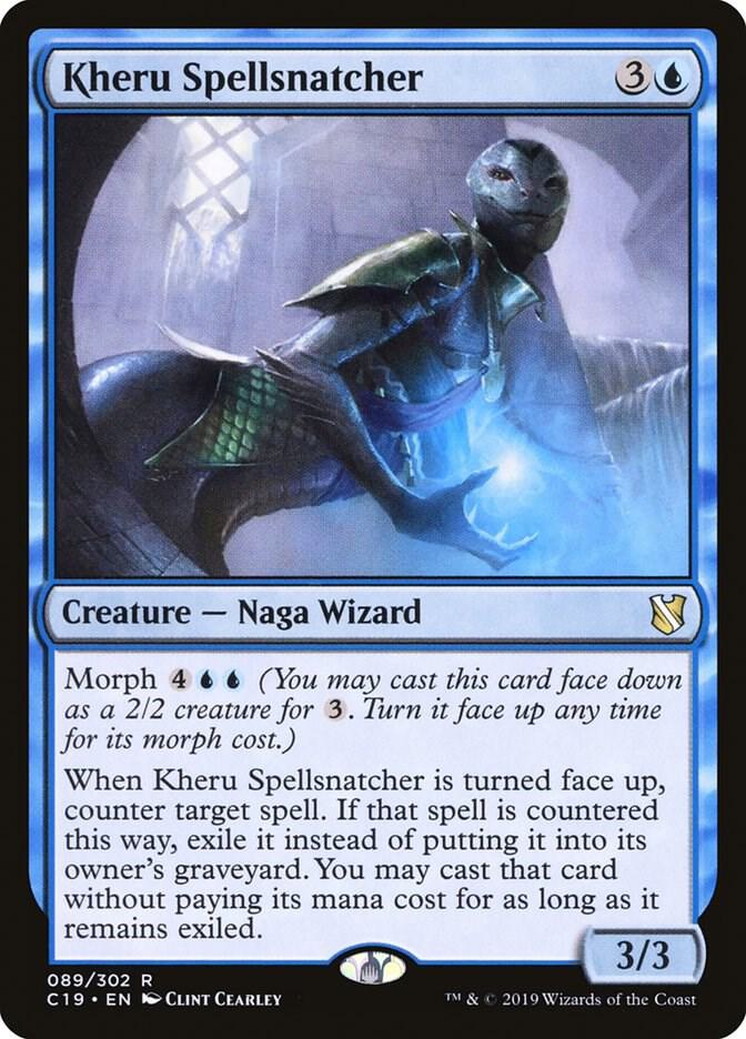 Kheru Spellsnatcher 89 card from Commander 2019