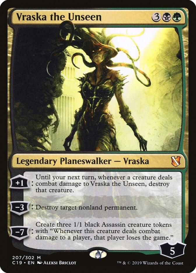 Vraska the Unseen 207 card from Commander 2019
