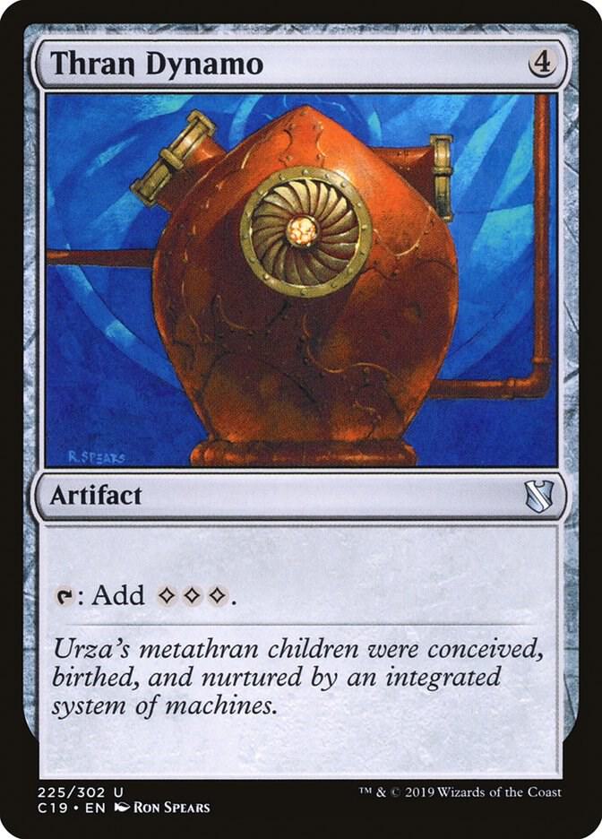 Thran Dynamo 225 card from Commander 2019