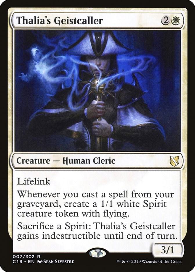 Thalia's Geistcaller 7 card from Commander 2019