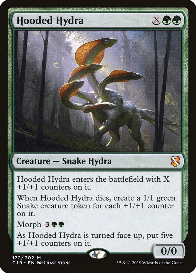 Hooded Hydra 172 card from Commander 2019