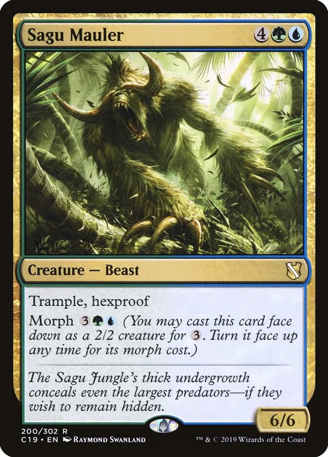 Sagu Mauler 200 card from Commander 2019