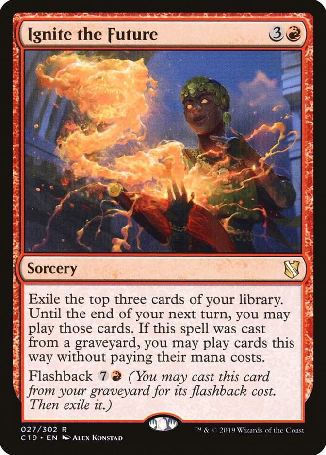 Ignite the Future 27 card from Commander 2019