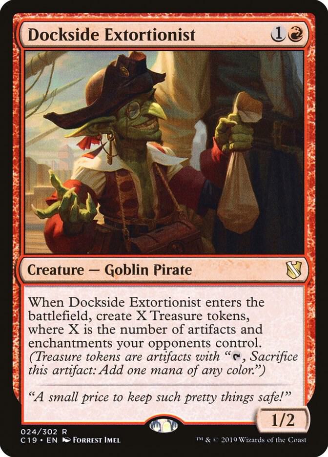 Dockside Extortionist 24 card from Commander 2019