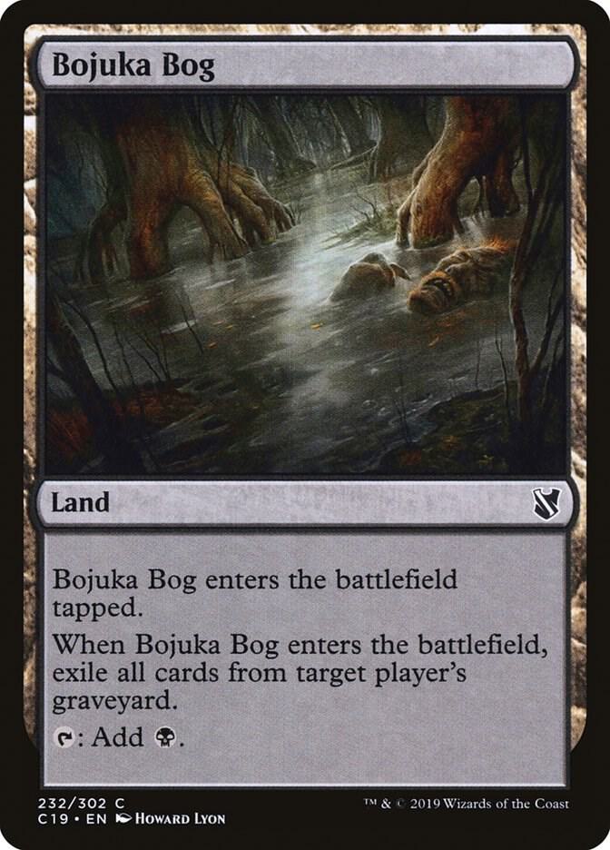Bojuka Bog 232 card from Commander 2019