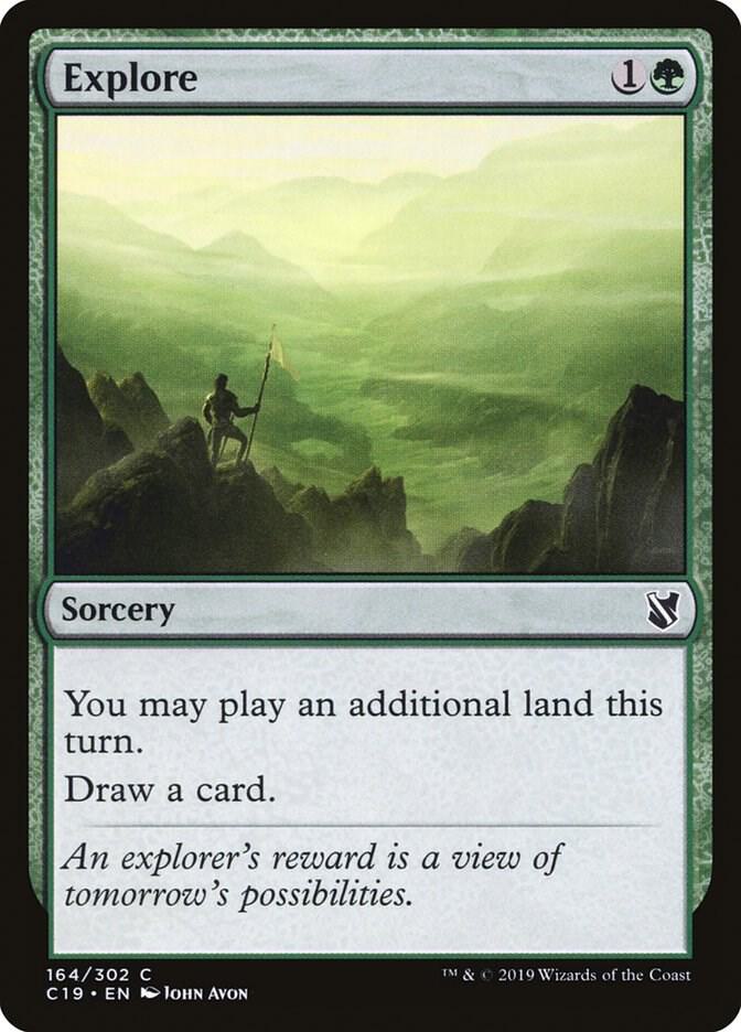 Explore 164 card from Commander 2019