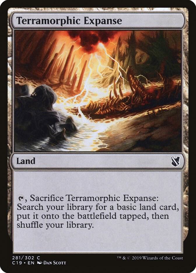 Terramorphic Expanse 281 card from Commander 2019