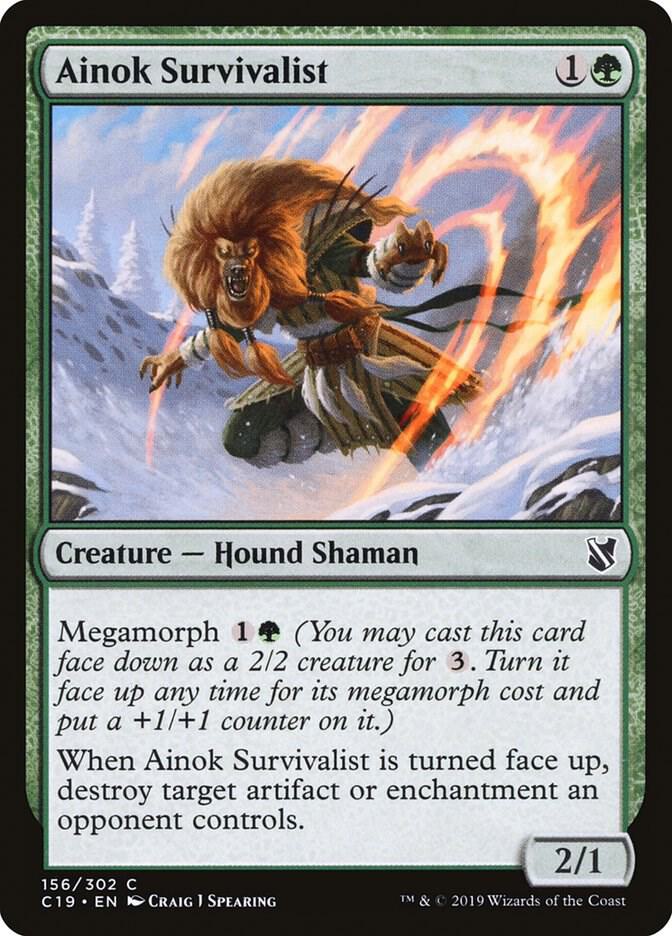 Ainok Survivalist 156 card from Commander 2019