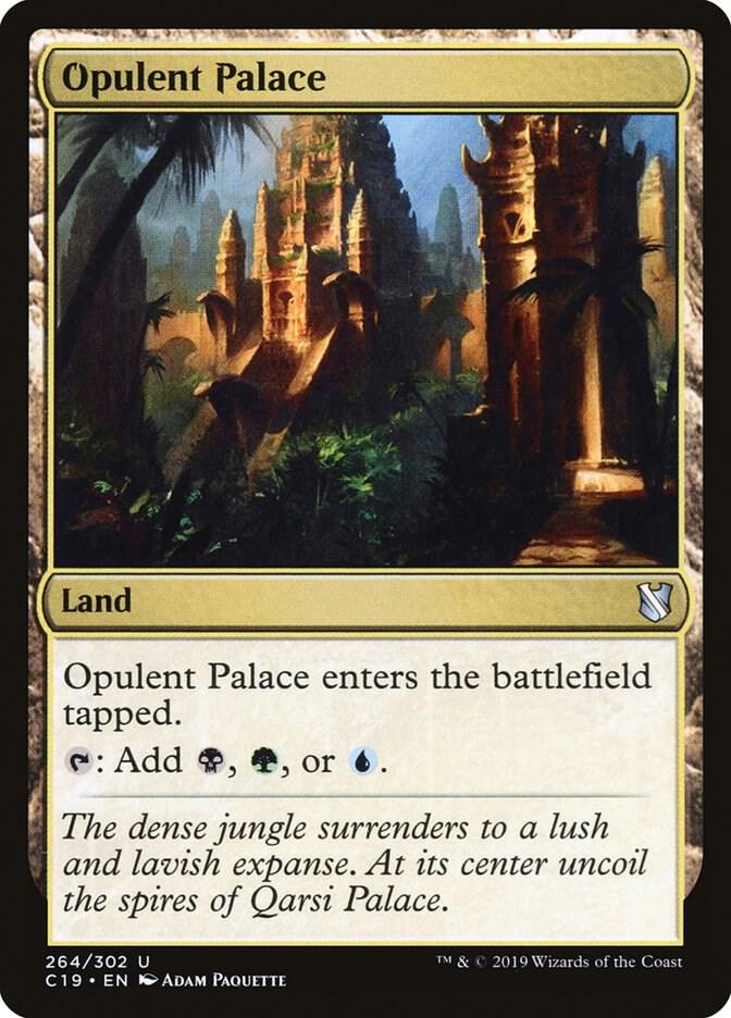 Opulent Palace 264 card from Commander 2019