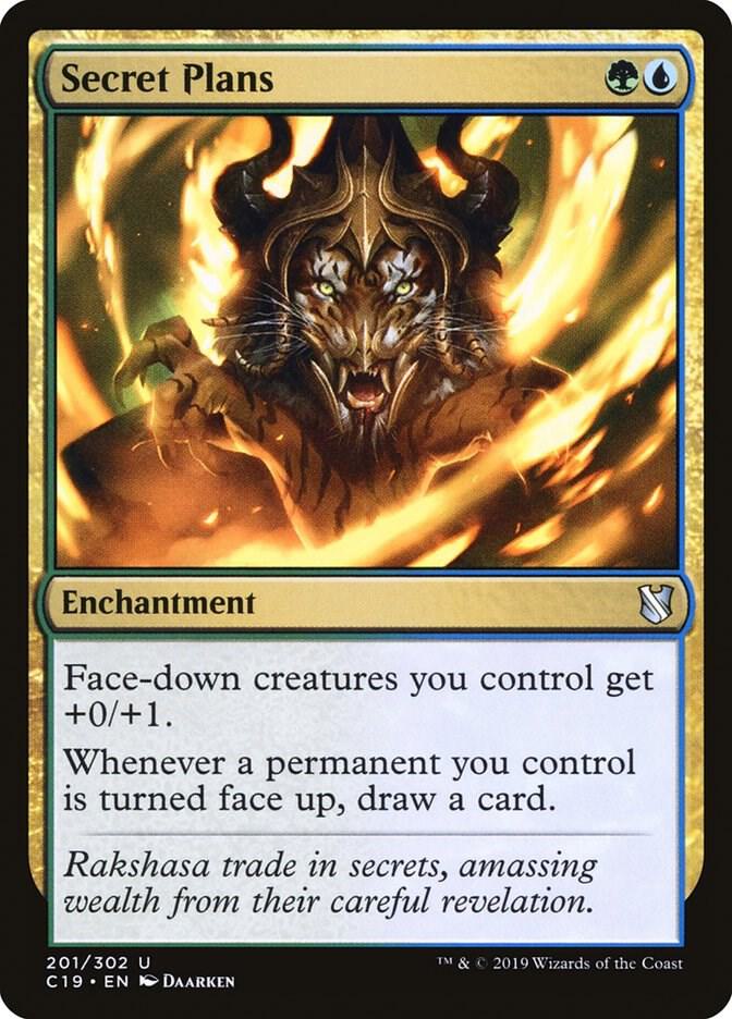 Secret Plans 201 card from Commander 2019