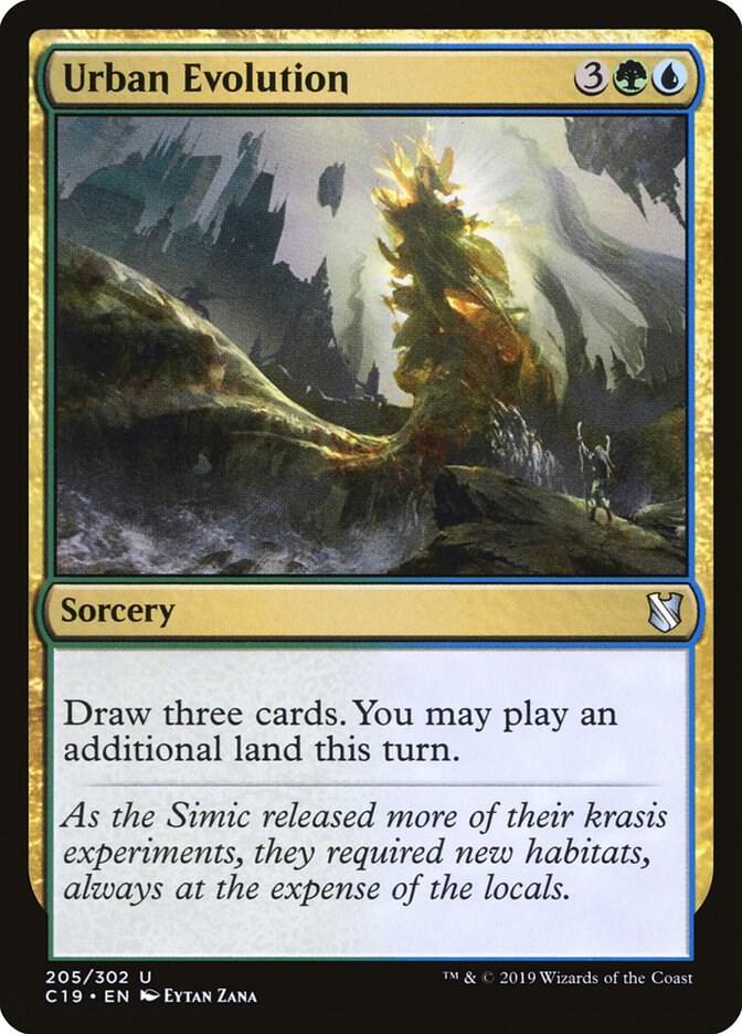 Urban Evolution 205 card from Commander 2019