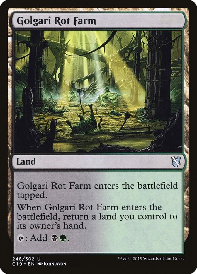 Golgari Rot Farm 248 card from Commander 2019
