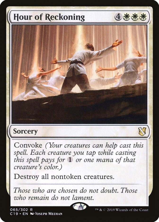 Hour of Reckoning 65 card from Commander 2019