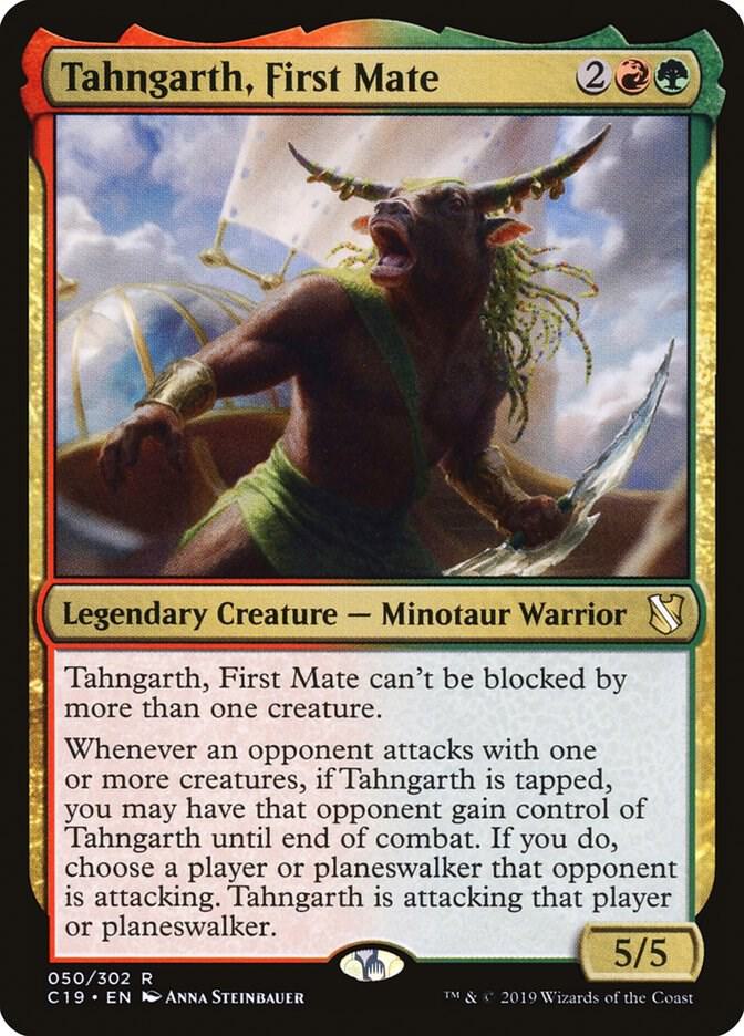 Tahngarth, First Mate 50 card from Commander 2019