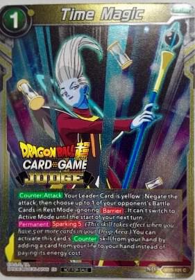 Time Magic BT5-101 card from Judge Promotion Cards