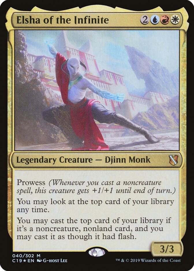 Elsha of the Infinite 40 card from Commander 2019
