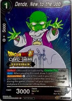 Dende, New to the Job BT5-109 card from Judge Promotion Cards