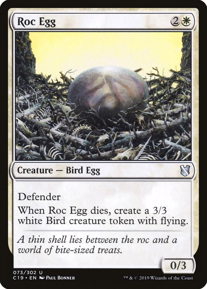 Roc Egg 73 card from Commander 2019
