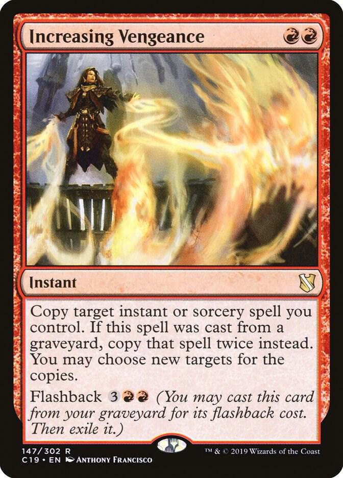 Increasing Vengeance 147 card from Commander 2019