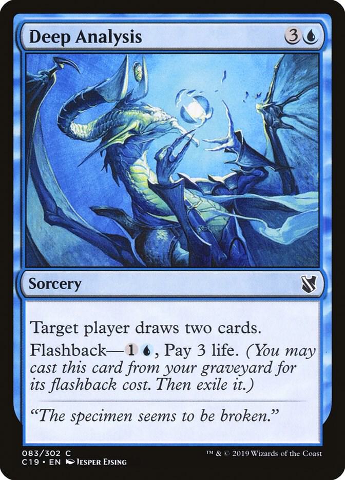 Deep Analysis 83 card from Commander 2019