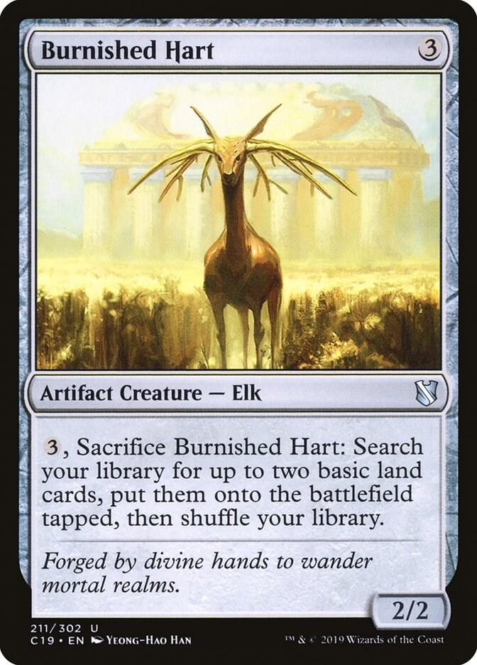 Burnished Hart 211 card from Commander 2019