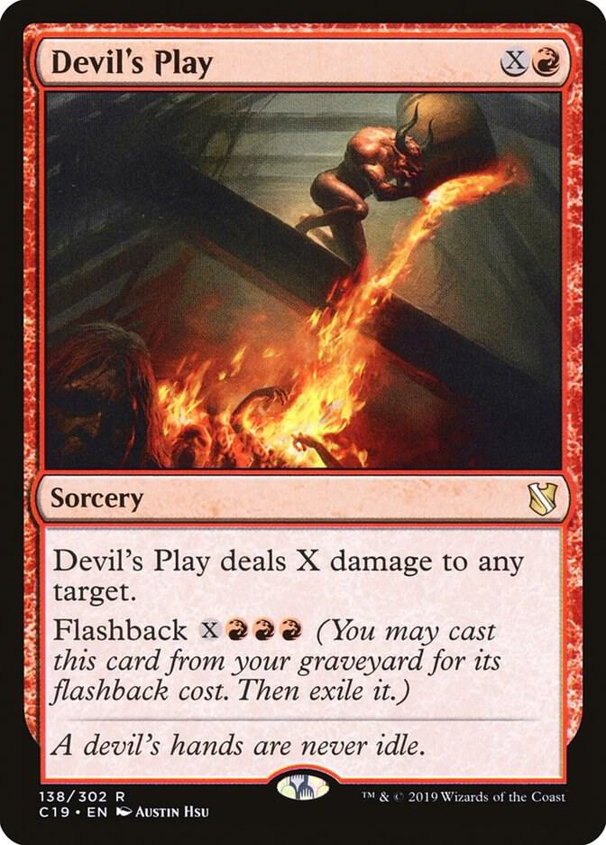 Devil's Play 138 card from Commander 2019