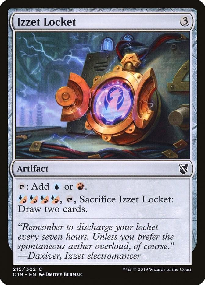 Izzet Locket 215 card from Commander 2019