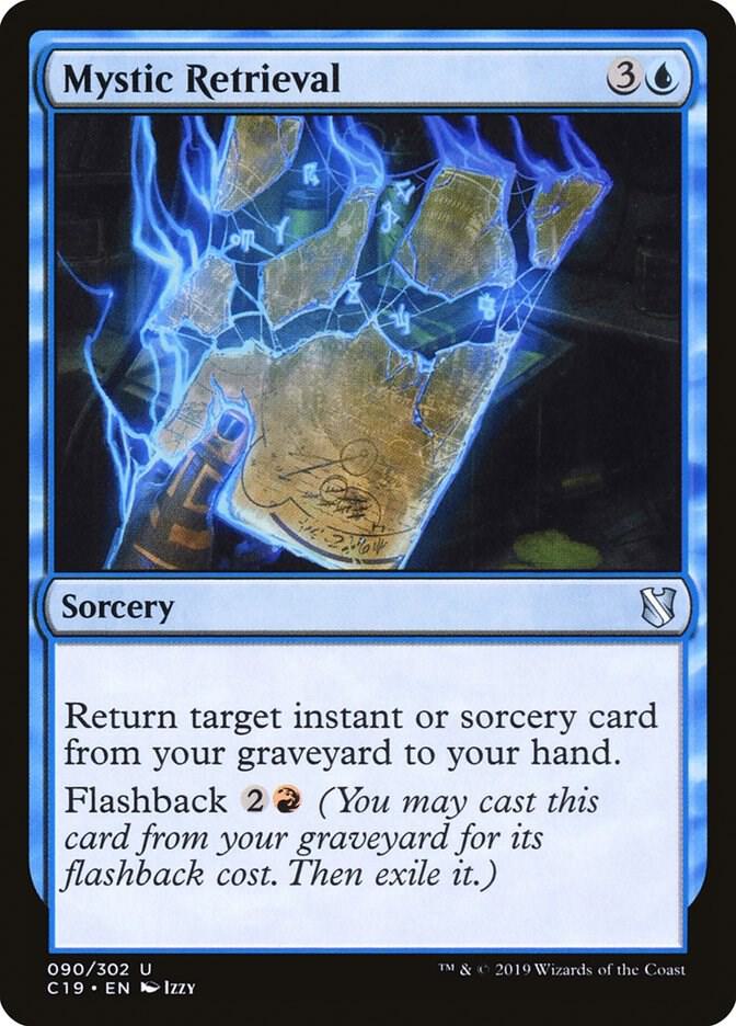 Mystic Retrieval 90 card from Commander 2019