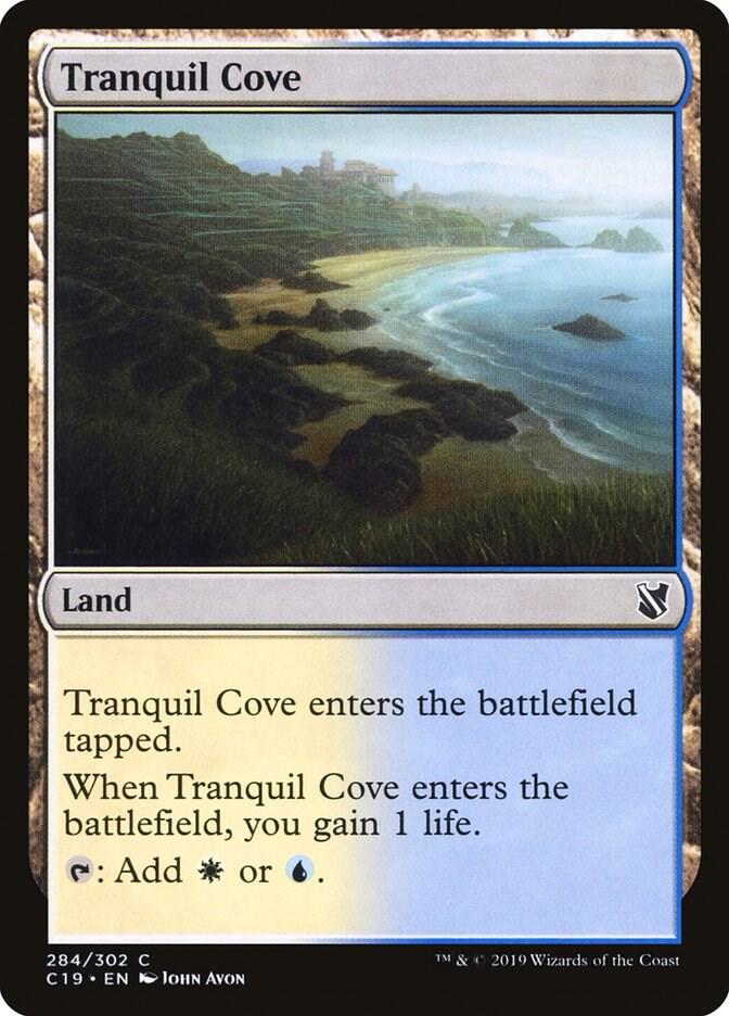 Tranquil Cove 284 card from Commander 2019