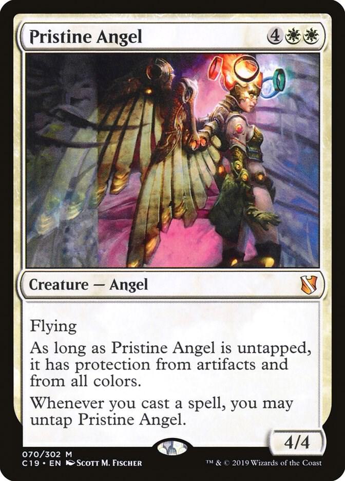 Pristine Angel 70 card from Commander 2019