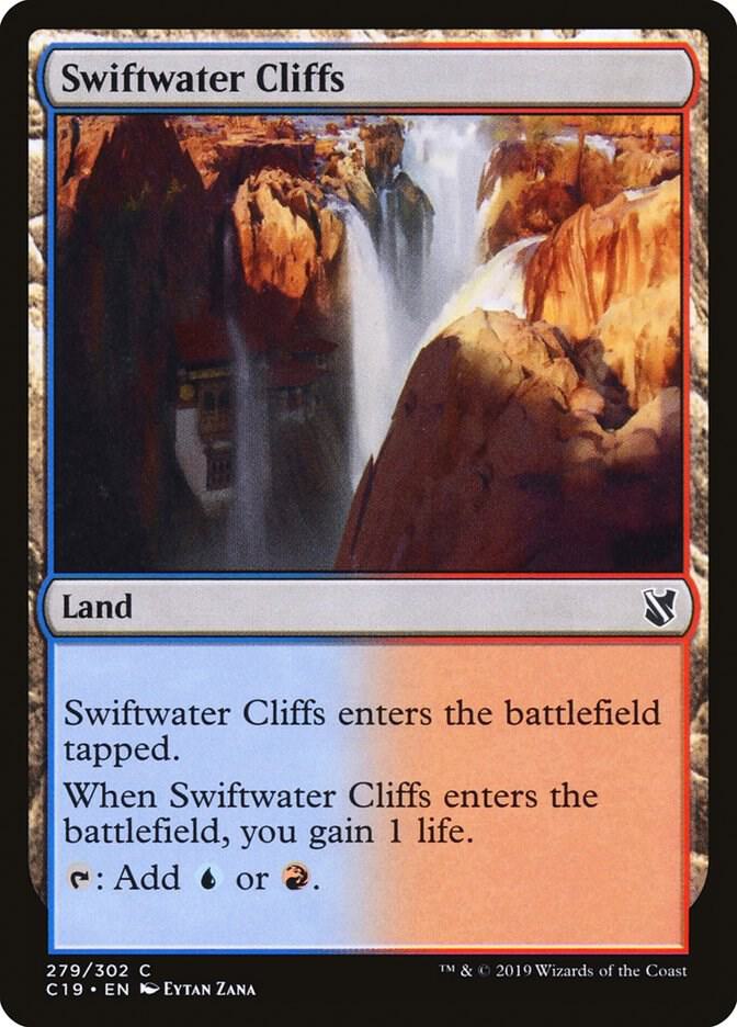 Swiftwater Cliffs 279 card from Commander 2019