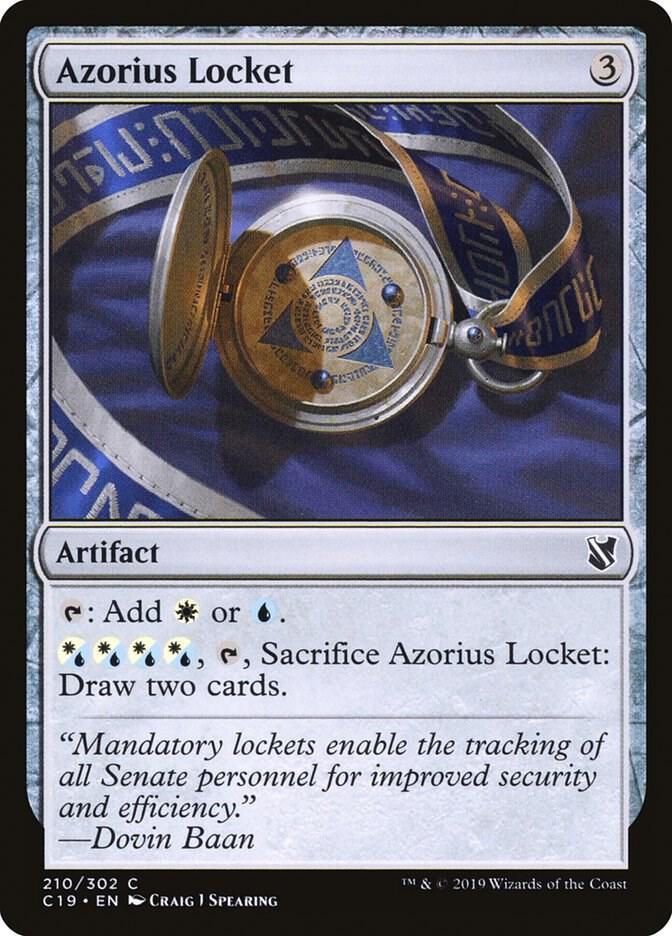 Azorius Locket 210 card from Commander 2019