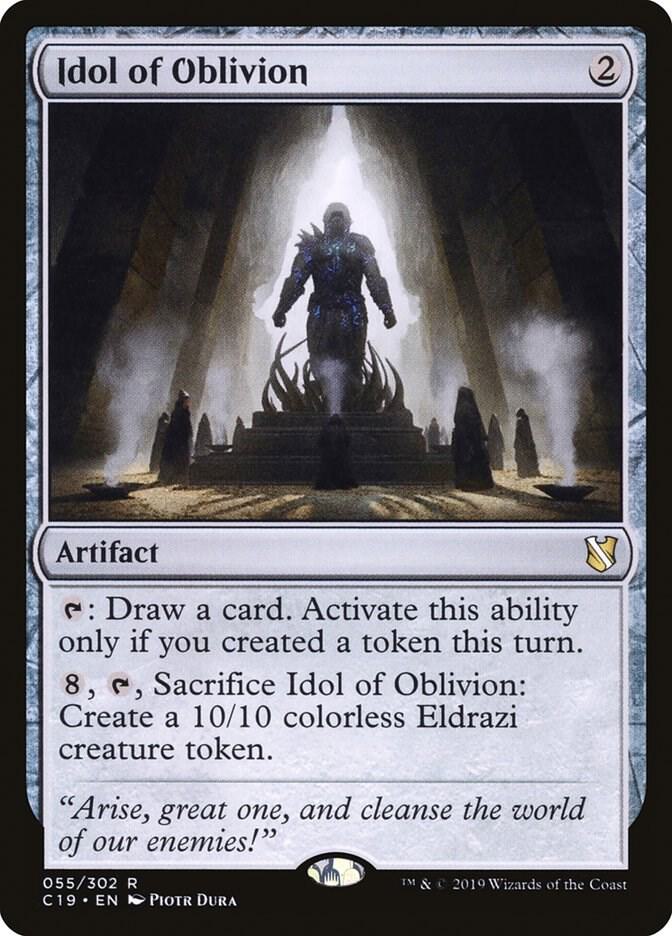 Idol of Oblivion 55 card from Commander 2019