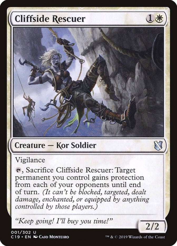 Cliffside Rescuer 1 card from Commander 2019