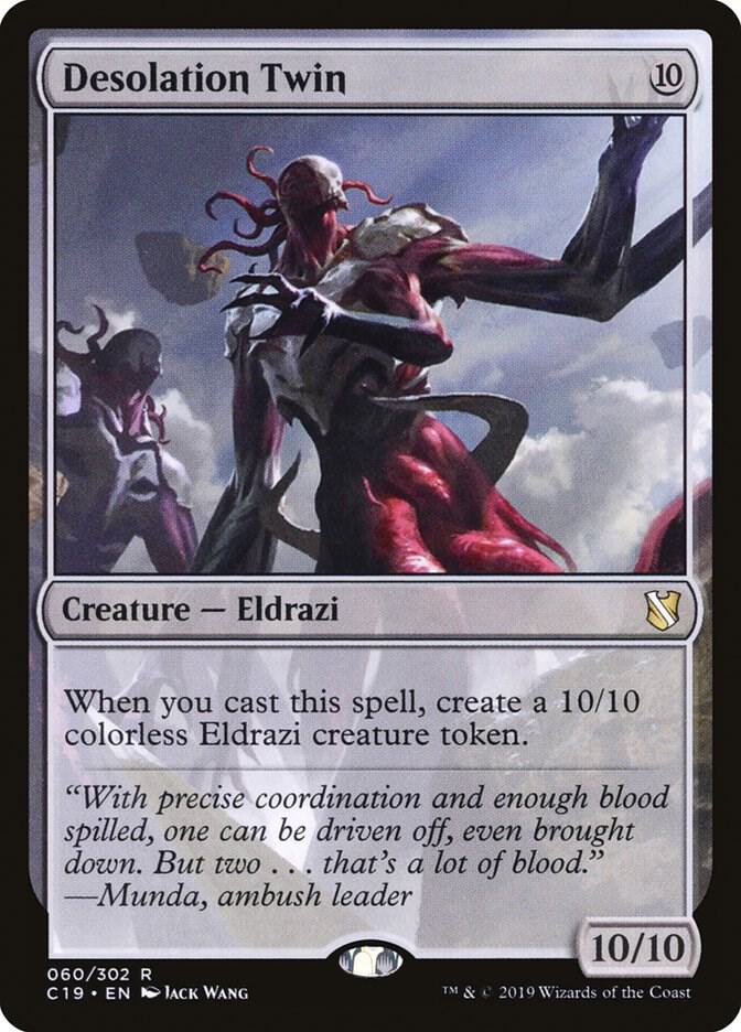 Desolation Twin 60 card from Commander 2019