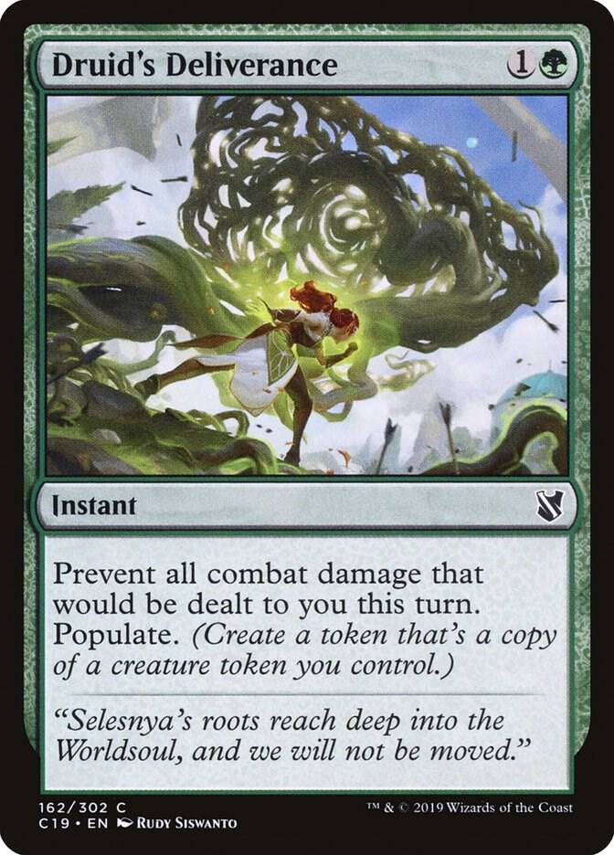 Druid's Deliverance 162 card from Commander 2019