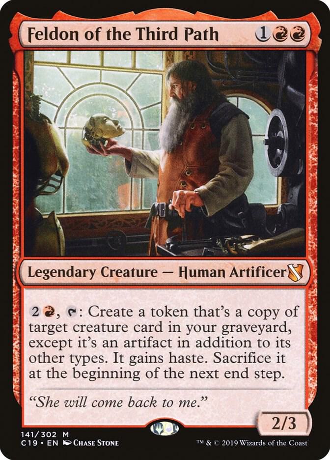 Feldon of the Third Path 141 card from Commander 2019