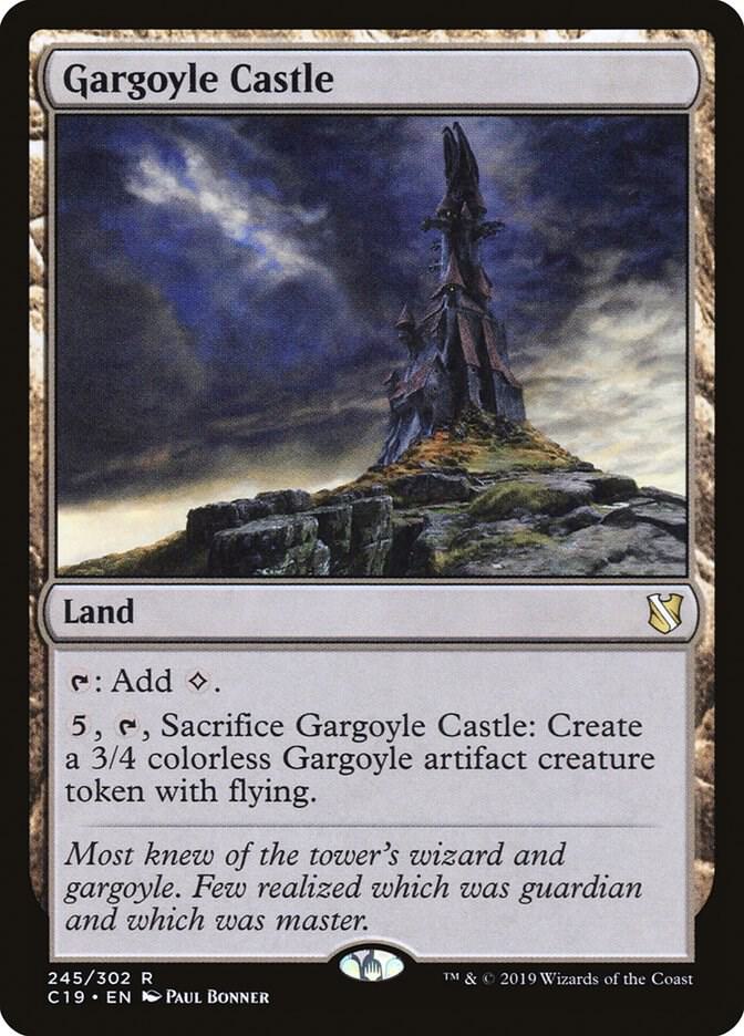 Gargoyle Castle 245 card from Commander 2019