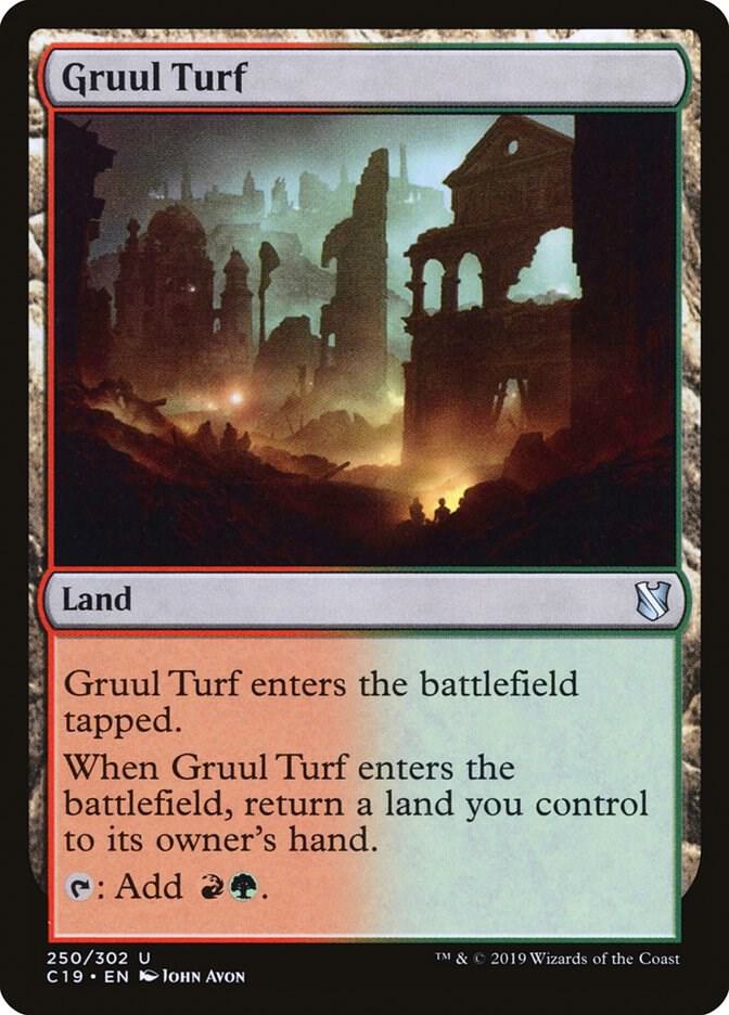 Gruul Turf 250 card from Commander 2019