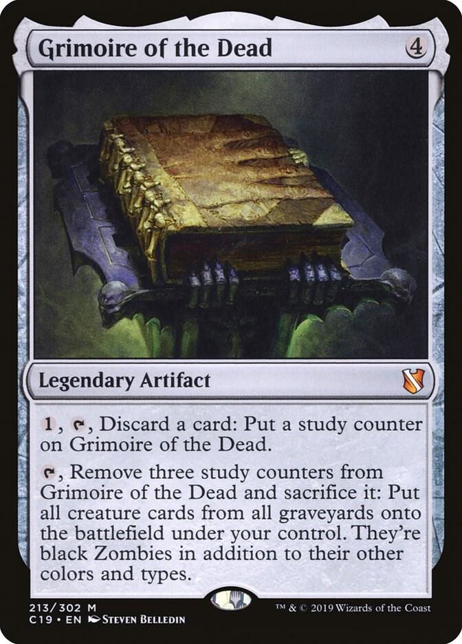 Grimoire of the Dead 213 card from Commander 2019