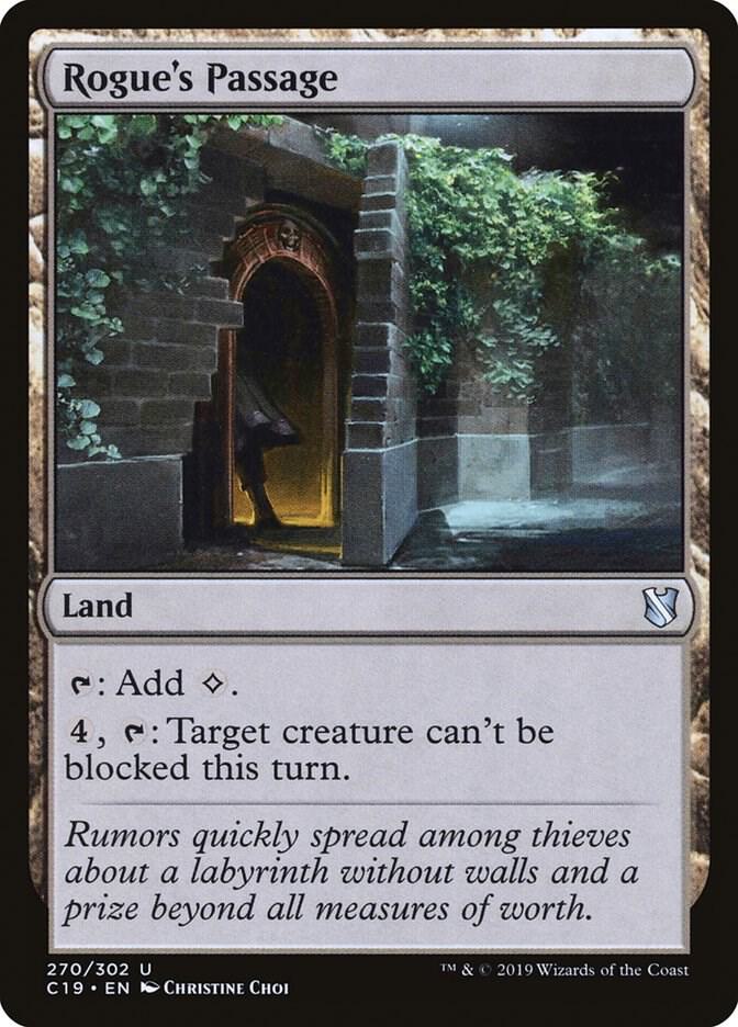 Rogue's Passage 270 card from Commander 2019