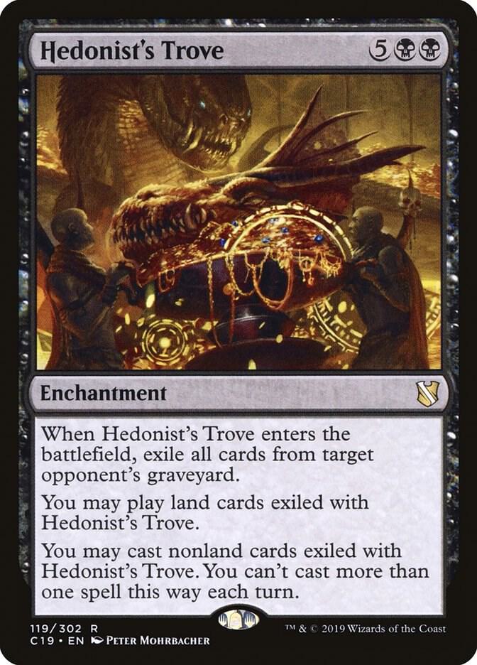 Hedonist's Trove 119 card from Commander 2019