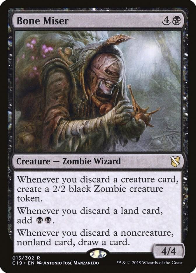 Bone Miser 15 card from Commander 2019