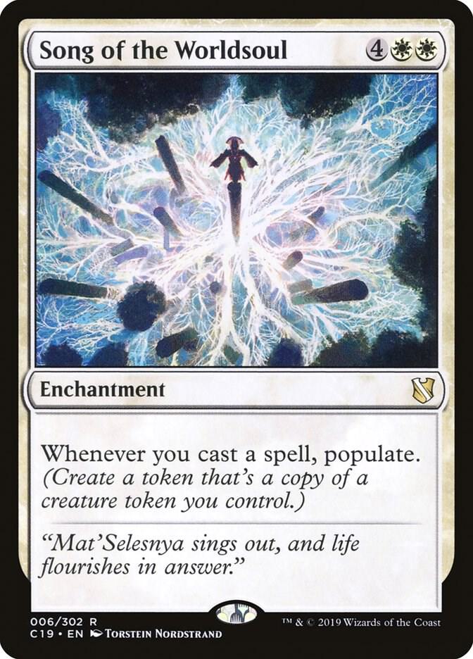 Song of the Worldsoul 6 card from Commander 2019