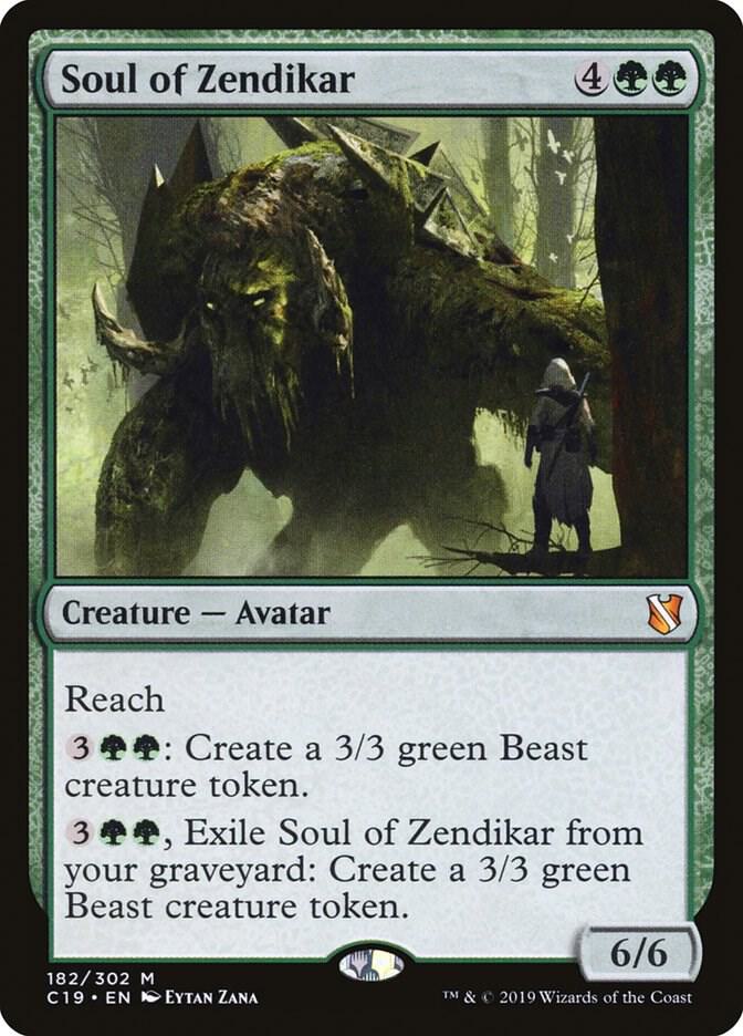 Soul of Zendikar 182 card from Commander 2019
