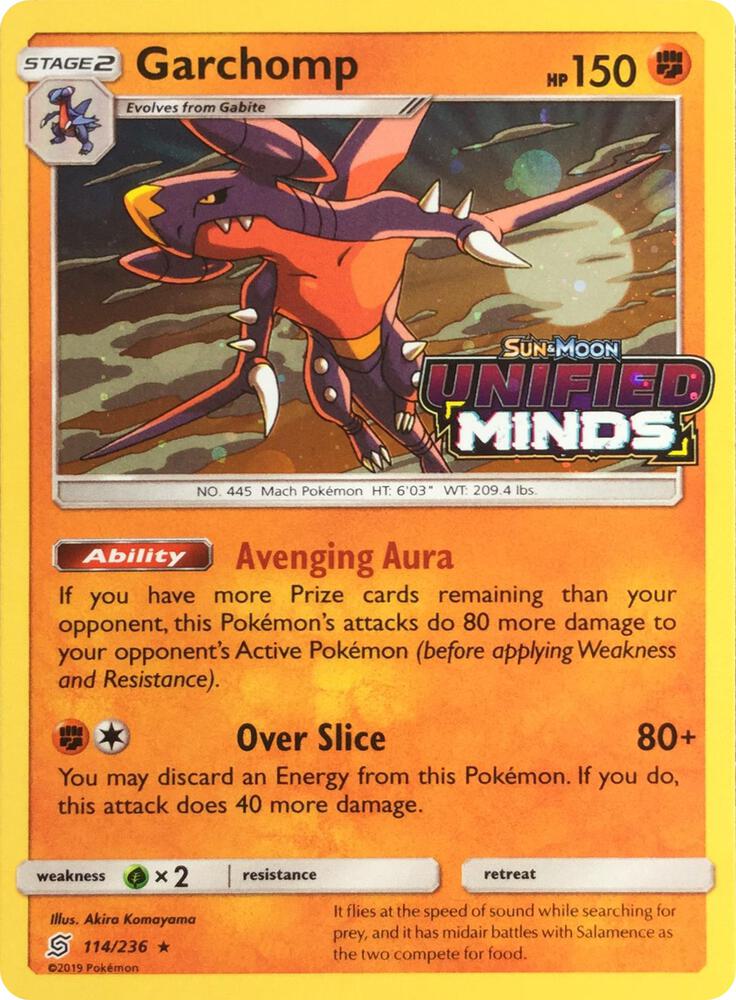 Garchomp (Cosmos Holo) 114/236 card from Miscellaneous Cards & Products